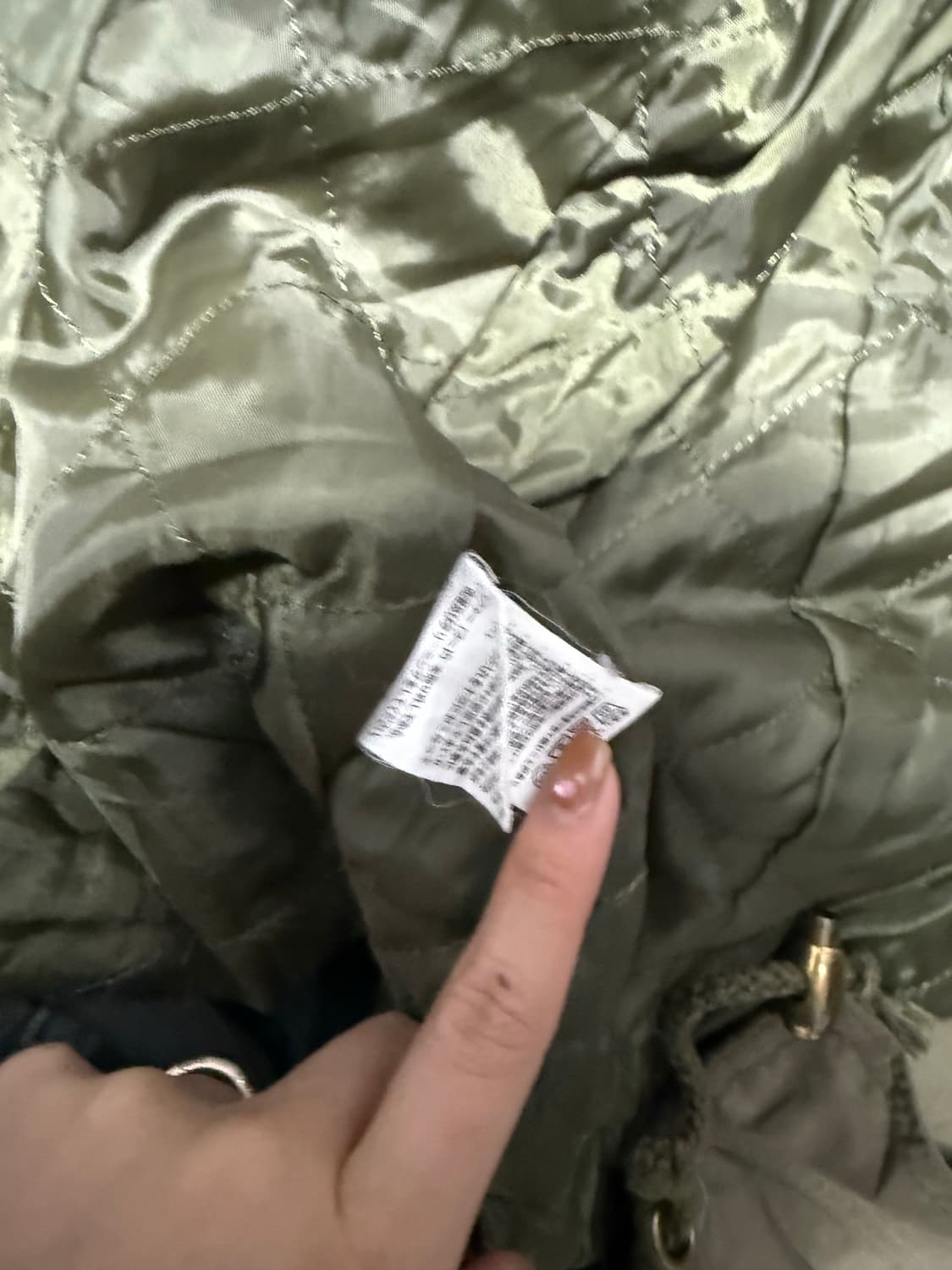 스트링 버클넥 퍼 후드 롱 야상 상품이미지7