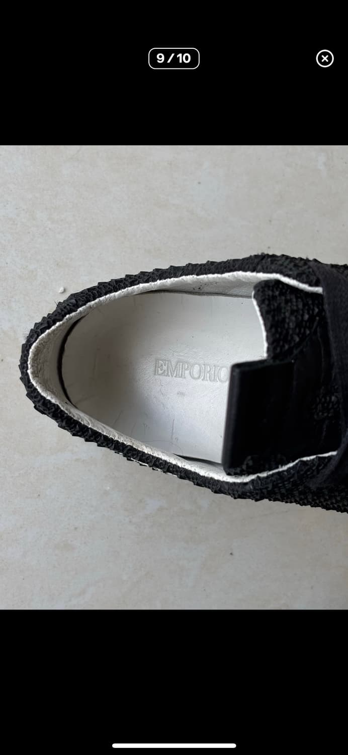 엠포리오 아르마니 스터드 스니커즈 상품이미지6