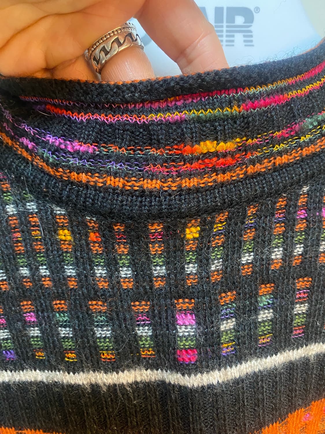 다채로운 패턴 니트 스웨터 상품이미지7