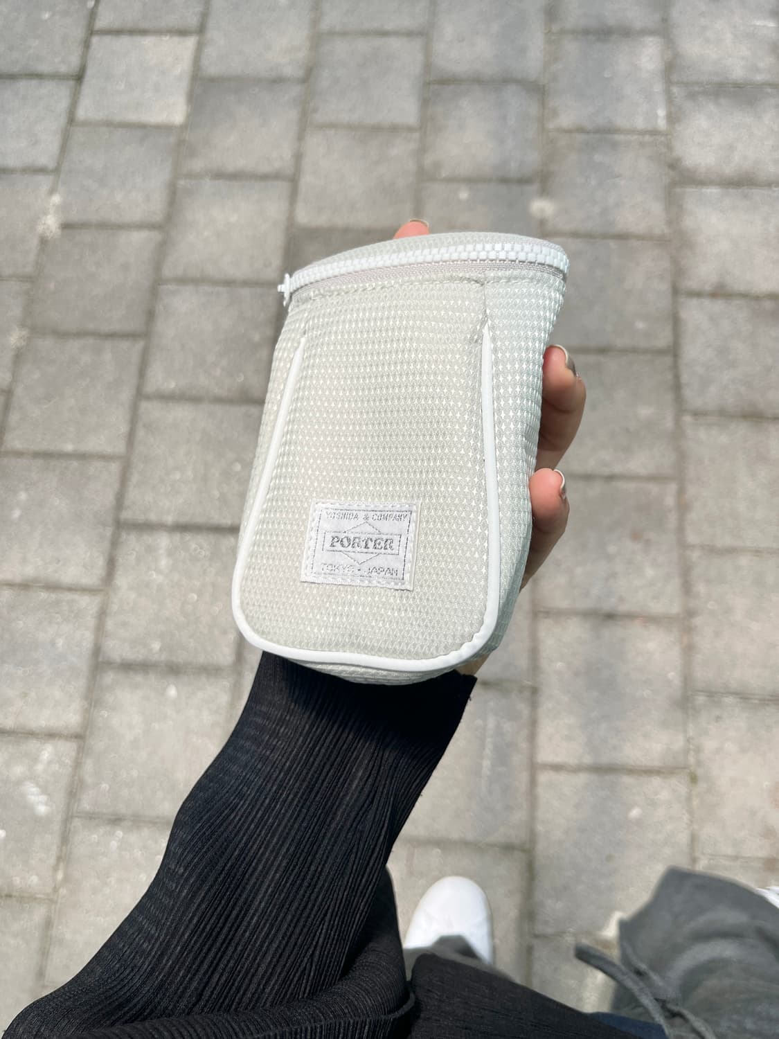 Porter 포터 메쉬 파우치 그레이 상품이미지7
