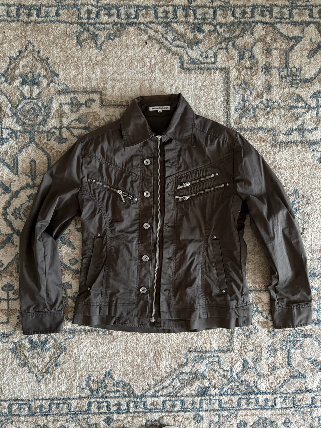 세만틱 디자인 빈티지 자켓 상품이미지2