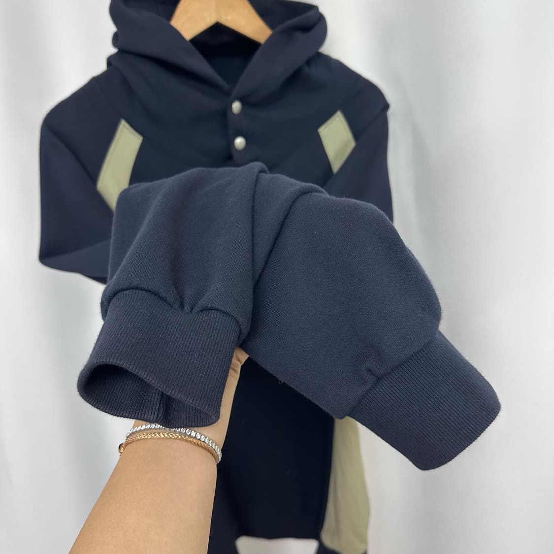 CPGN스튜디오 남성 후드티 네이비 L  상품이미지3