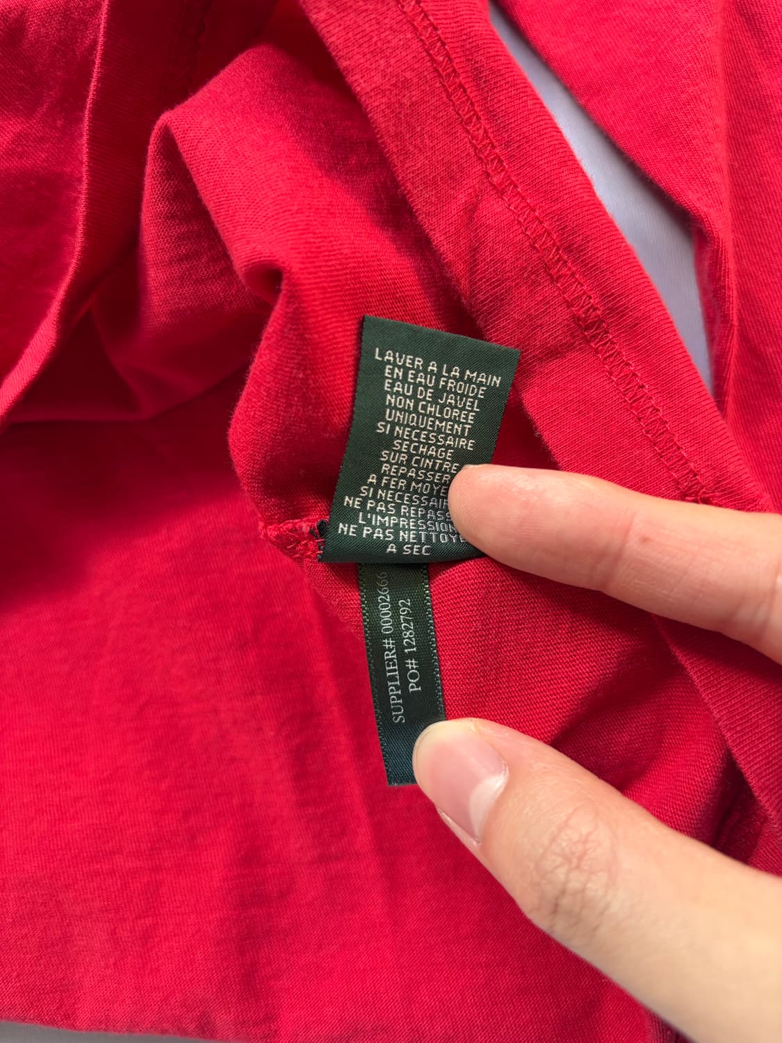 폴로 랄프로렌 빈티지 긴팔 티셔츠 상품이미지7