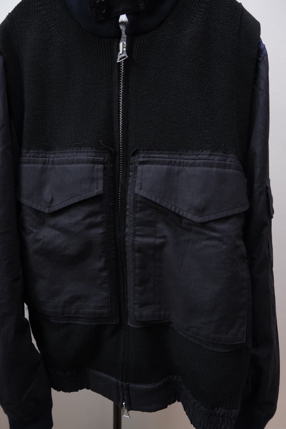 Sacai 니트 도킹 자켓 2 상품이미지7