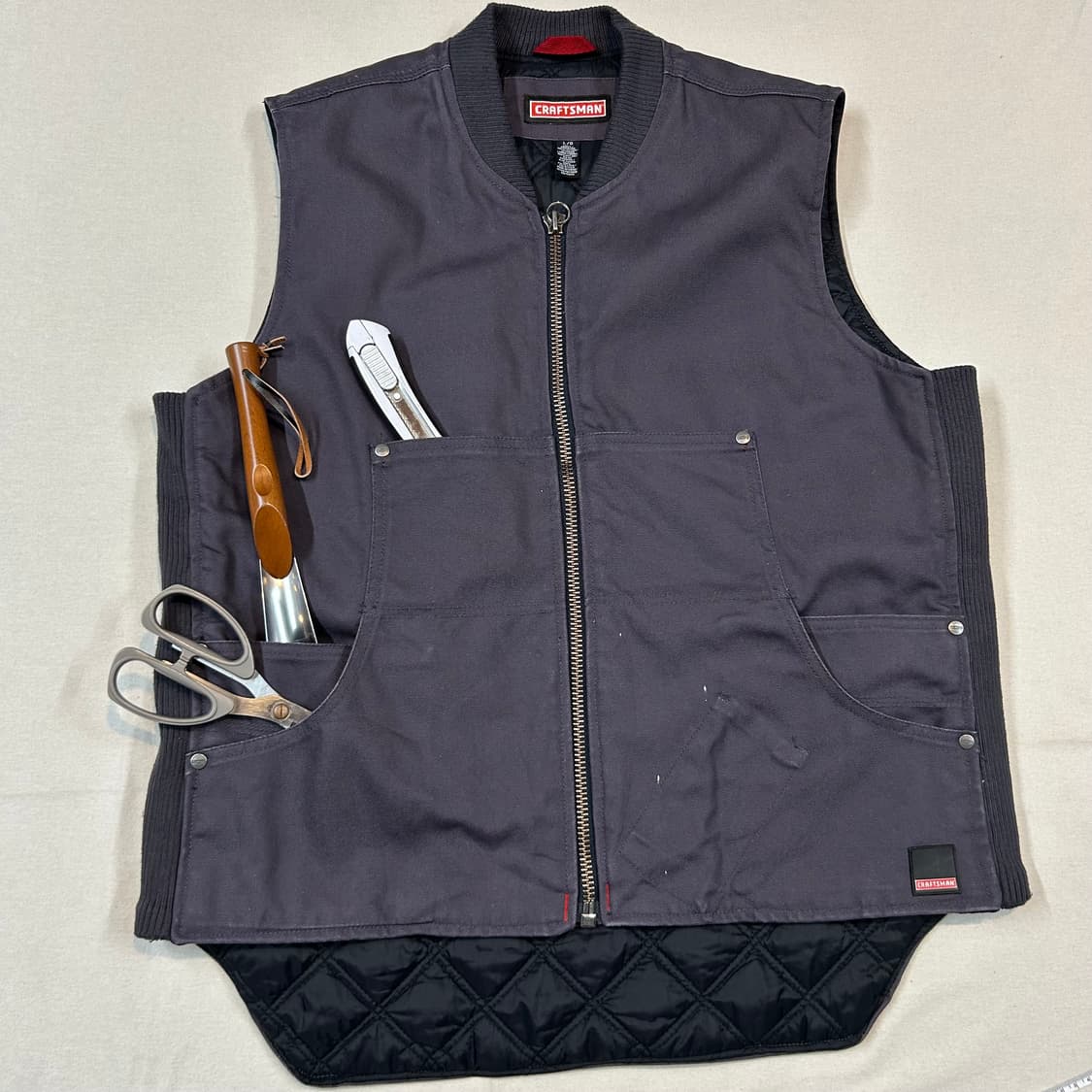 L) Craftsman 크래프트맨 USA 워크웨어 워크 베스트 조끼 상품이미지2