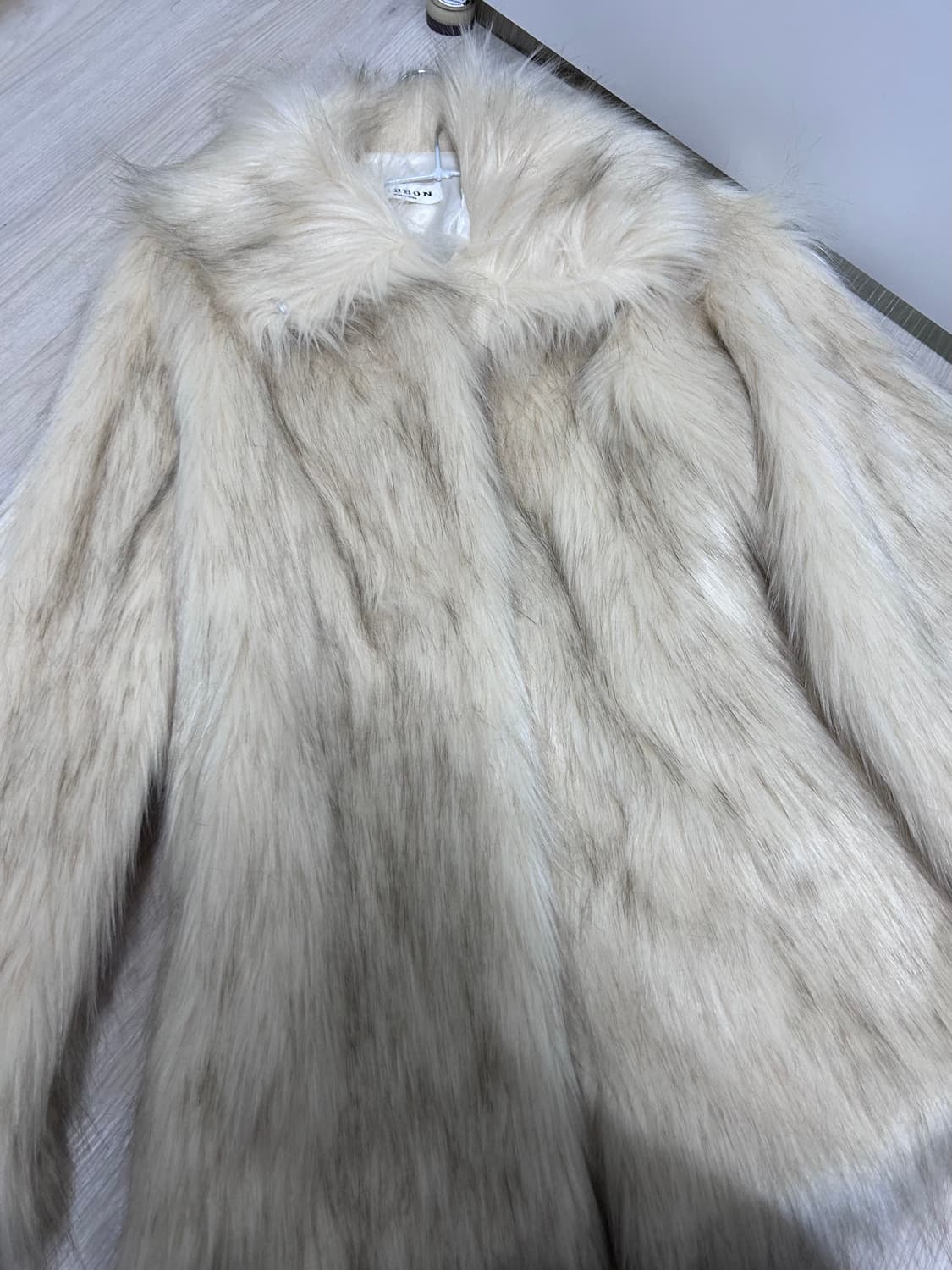 빈티지 무드 믹스퍼 장모 퍼 코트 판매합니다 상품이미지1