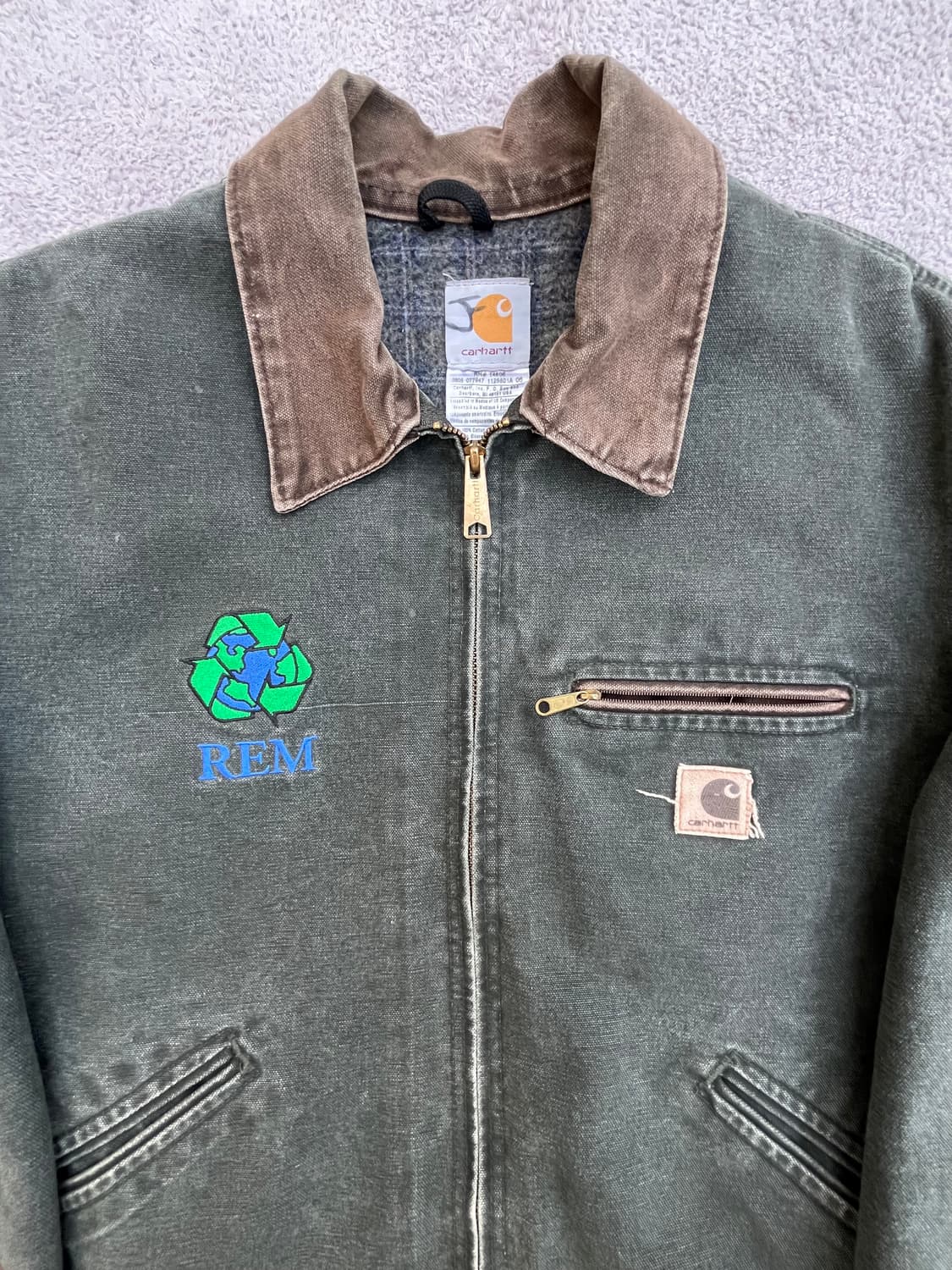 Carhartt Detroit jacket j97 Moss green 상품이미지3