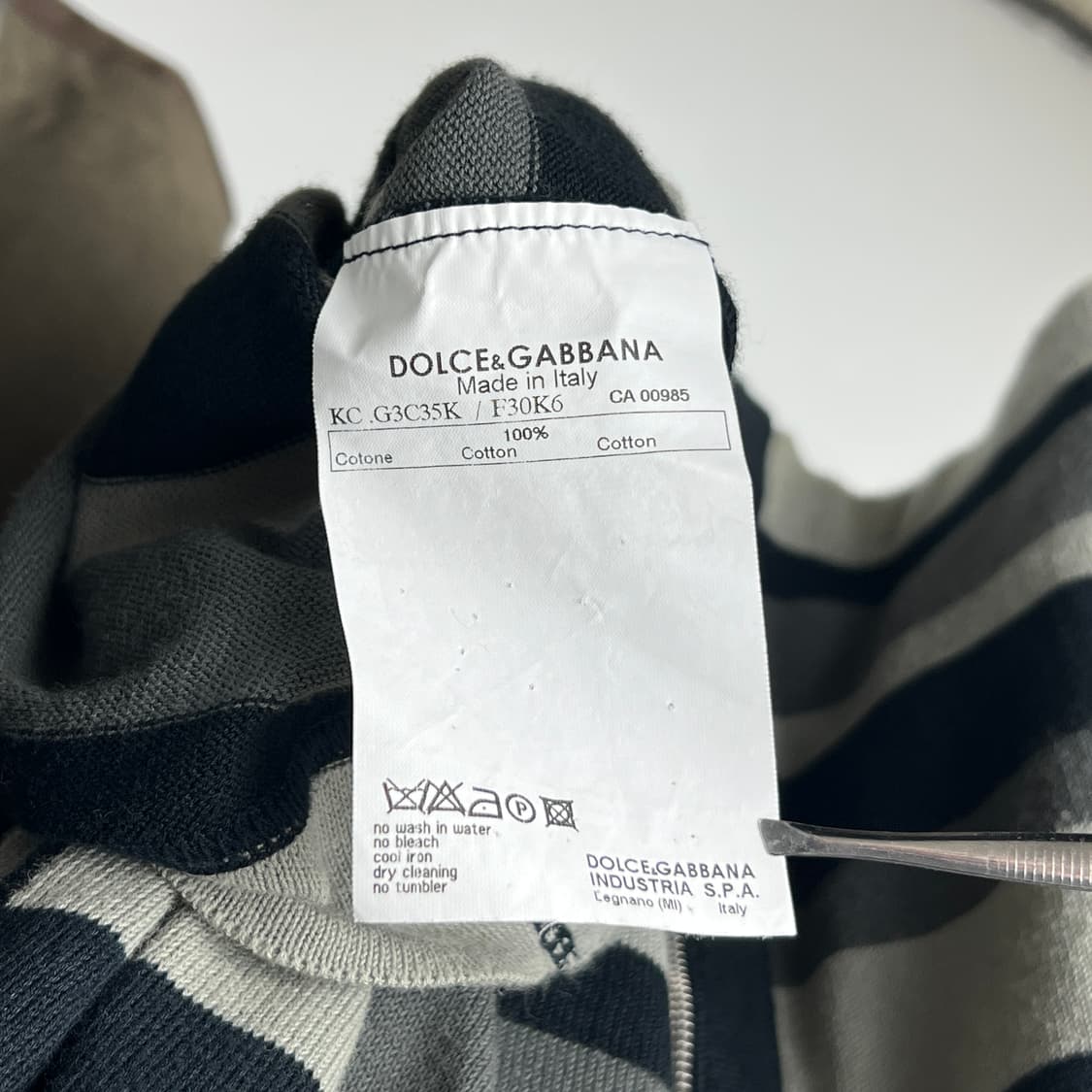 돌체앤가바나 드라이버 니트 집업 상품이미지10