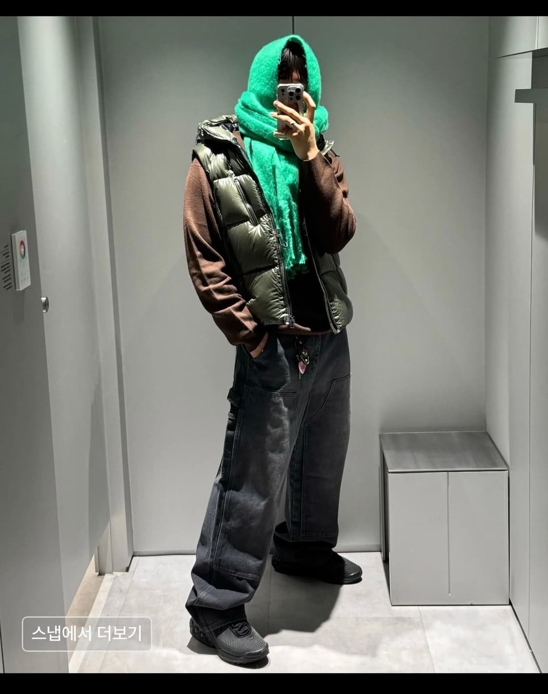 무신사 스탠다드 시티레저 패딩조끼 L사이즈 상품이미지2