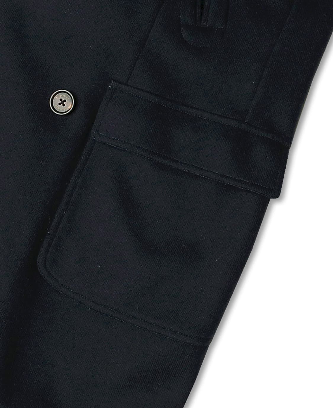 일레븐티 [Eleventy] 네이비 울 니트 컴포터블 더블 코트 상품이미지4