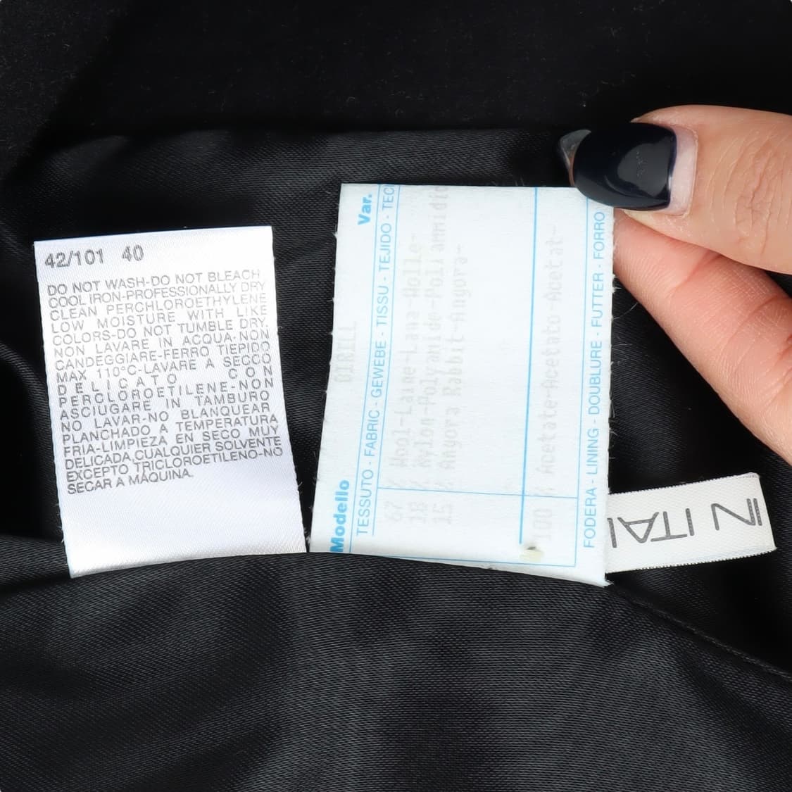 막스마라 프론트 핀턱 울 앙고라 롱 코트 상품이미지10