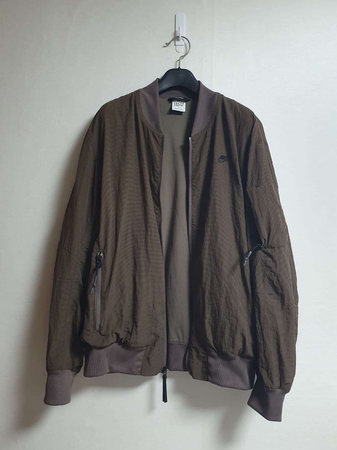 나이키 테크팩 우븐 봄버 자켓 브라운 L 상품이미지3