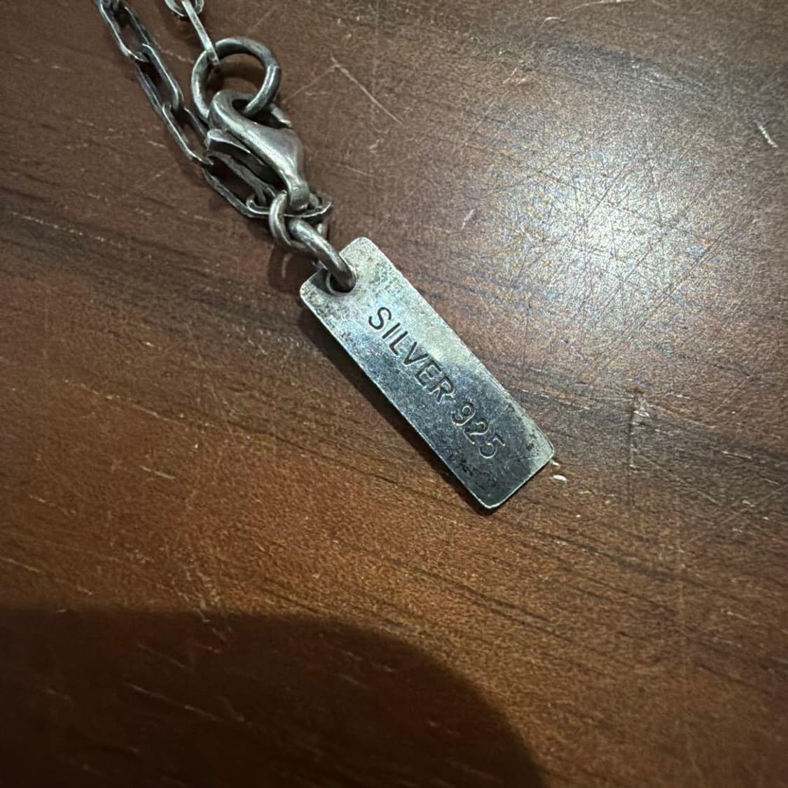 00AW 넘버나인 엑스트라 헤비 엠블럼 실버 925 목걸이 상품이미지6