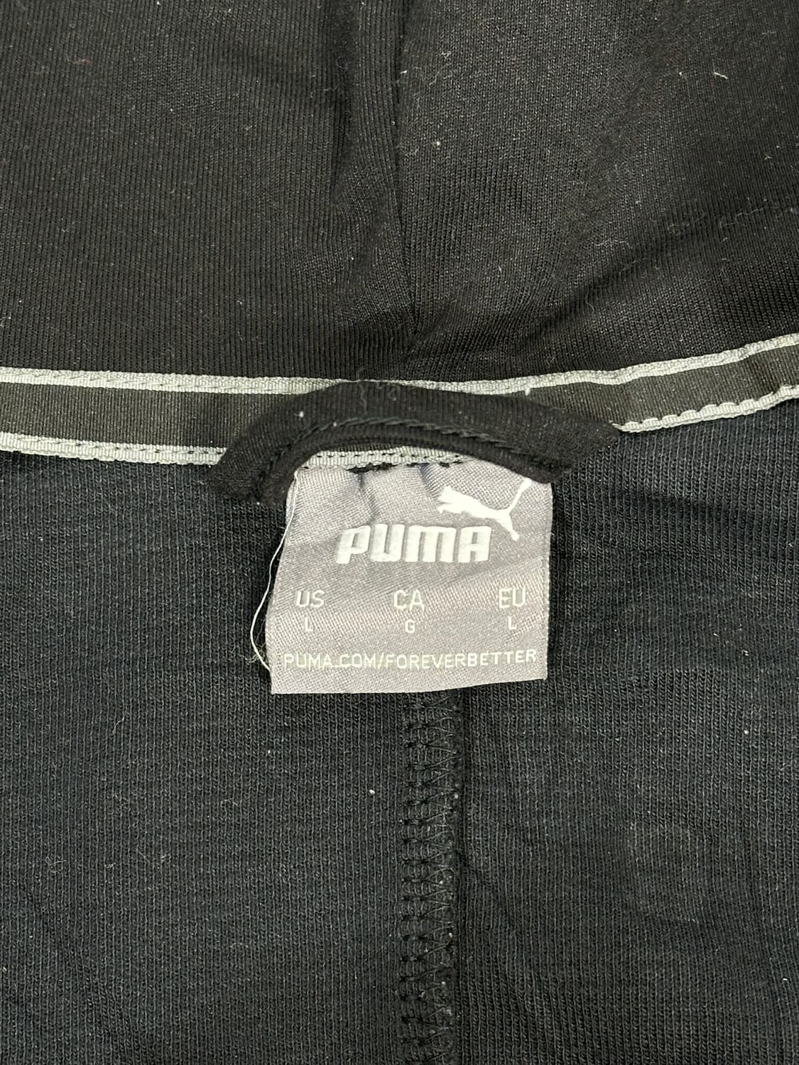 Puma 블랙 페라리 콜라보 후드집업 자켓 L 상품이미지7