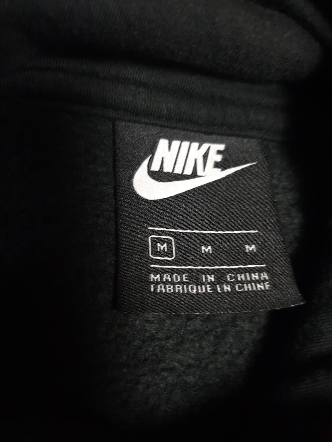(해외판) 나이키 NSW클럽 기모후드티 블랙 (M) BV2654-010 상품이미지3