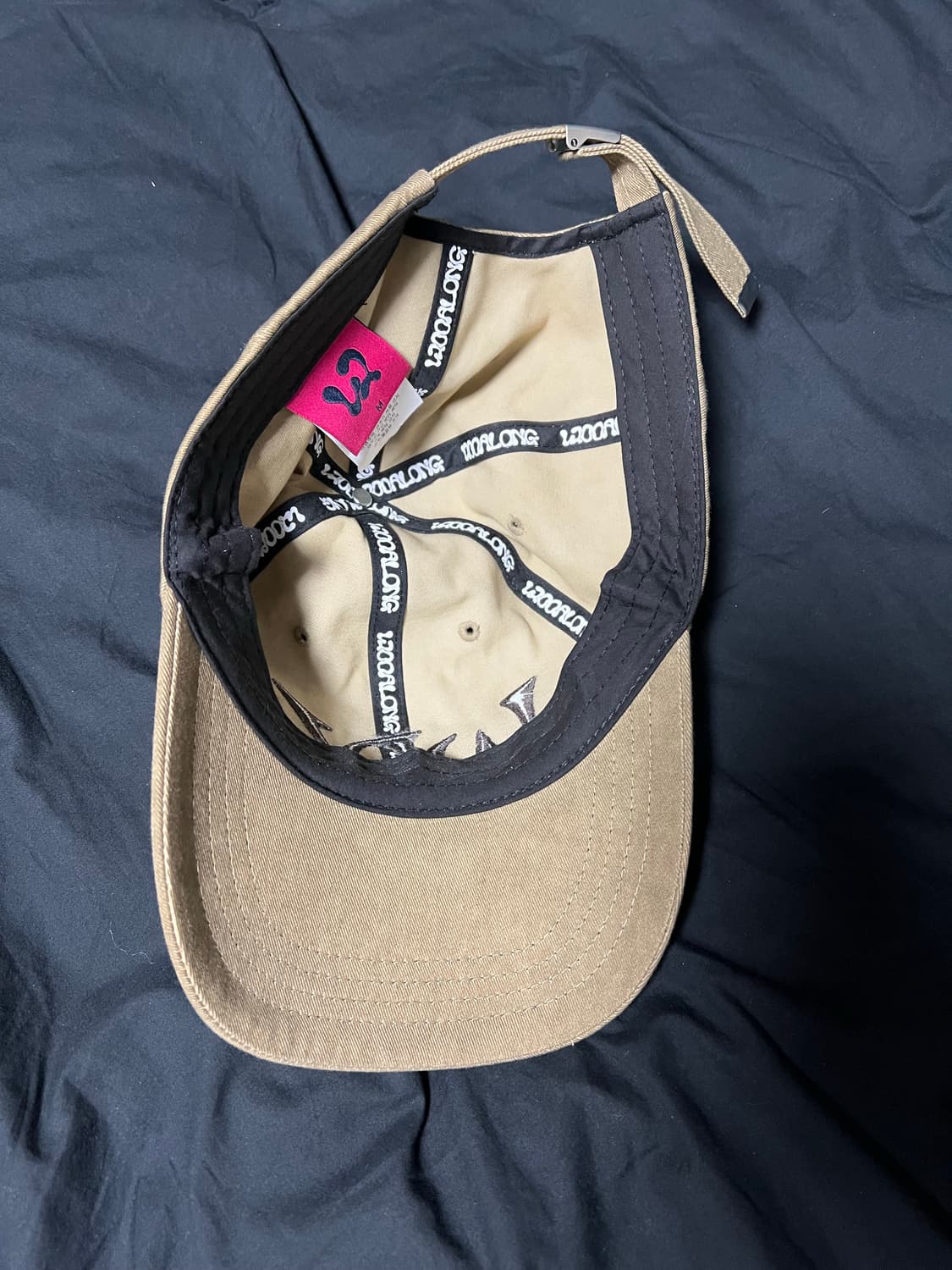 우알롱 시그니처 로고 브러쉬 캡 상품이미지2