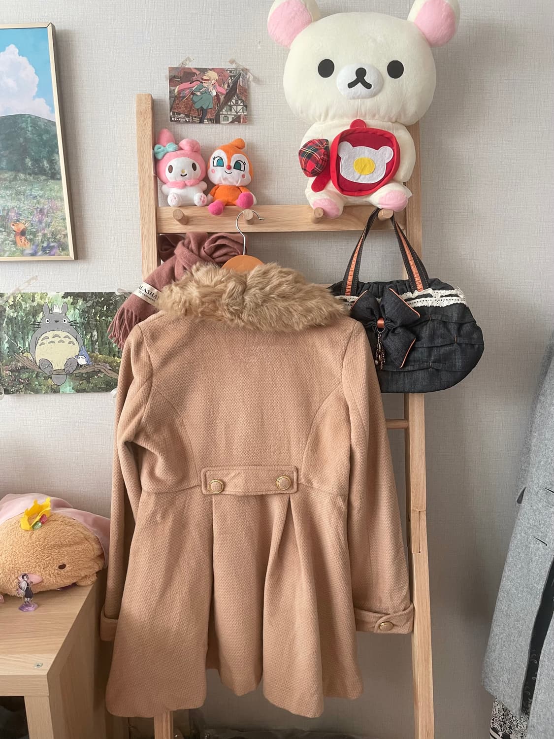 모리걸 빈티지 라떼갸루 퍼 코트 🤎🧡 상품이미지3