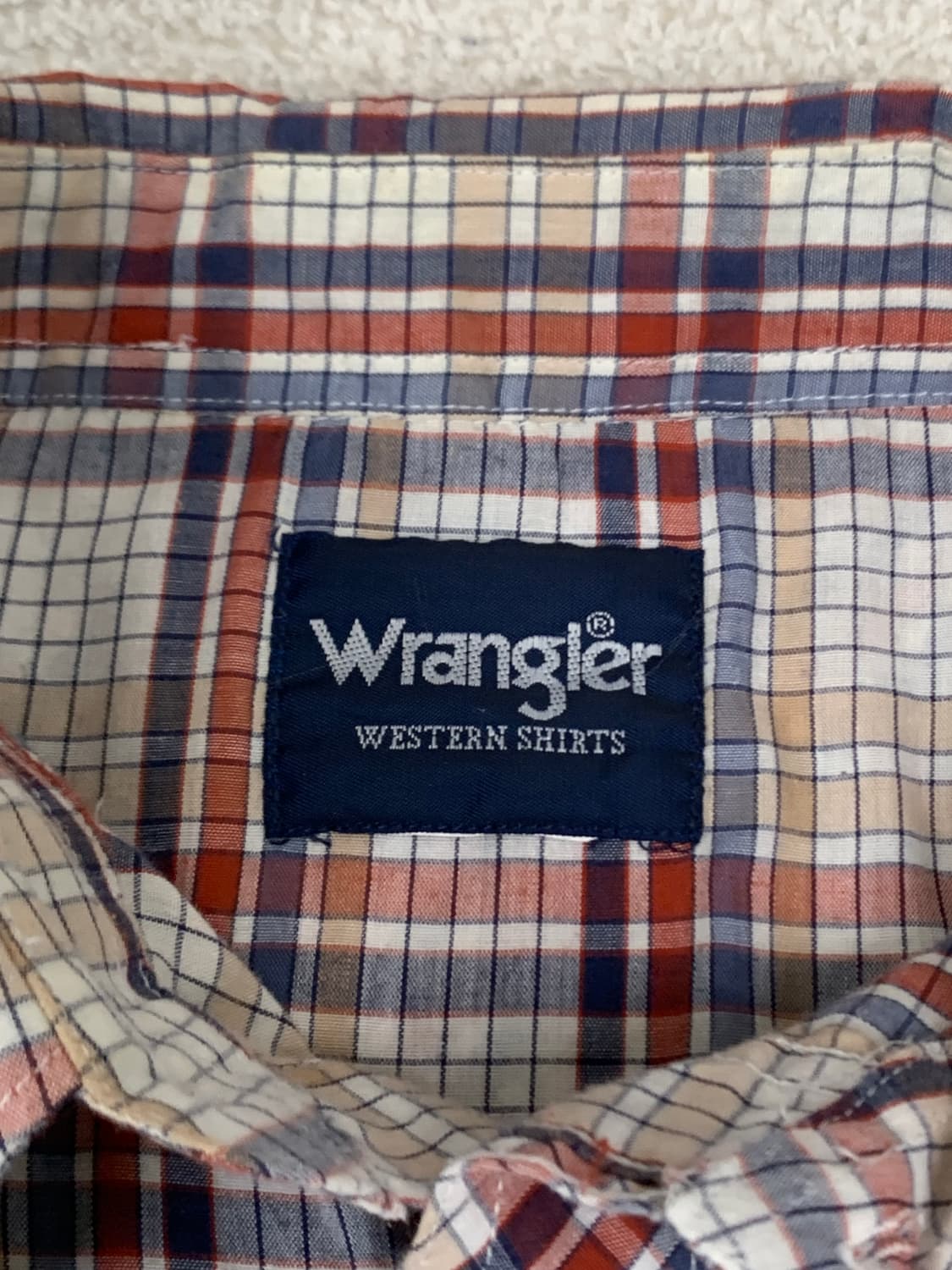 WRANGLER 웨스턴 반팔셔츠 상품이미지1