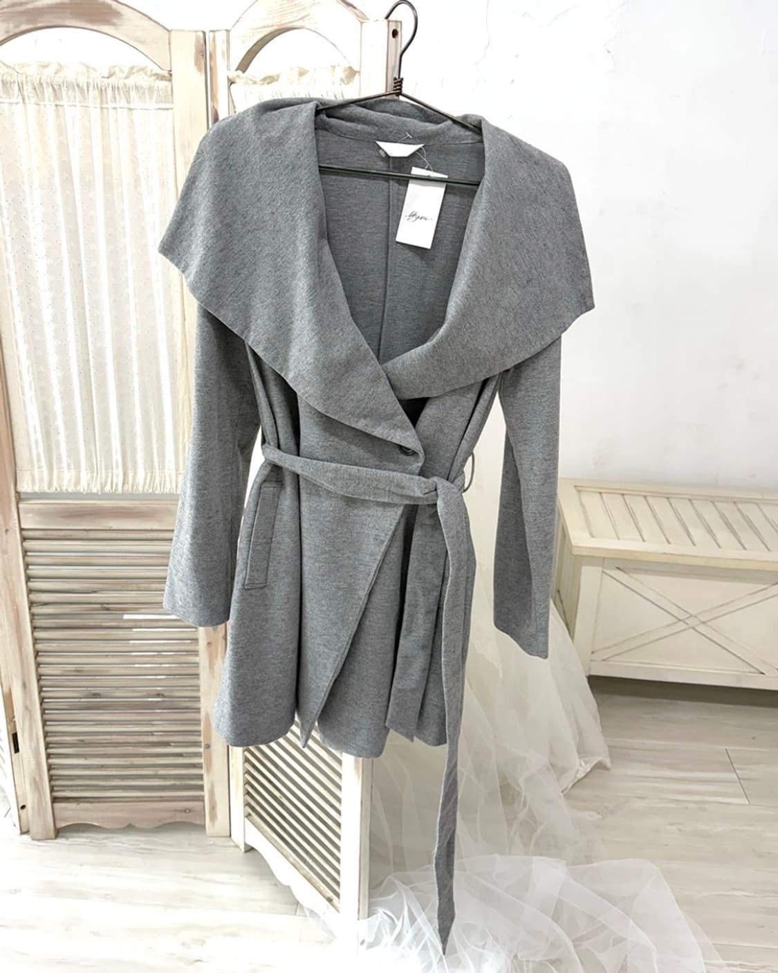 Rock Chic Gray over fit cardigan coat 상품이미지1