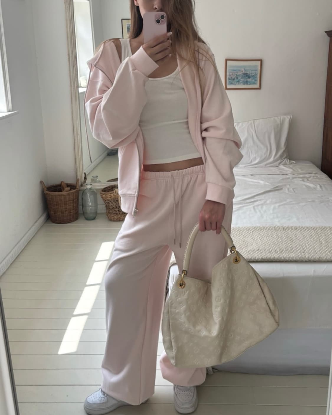 핀터레스트 무드 sweat pants  (baby pink) 상품이미지5