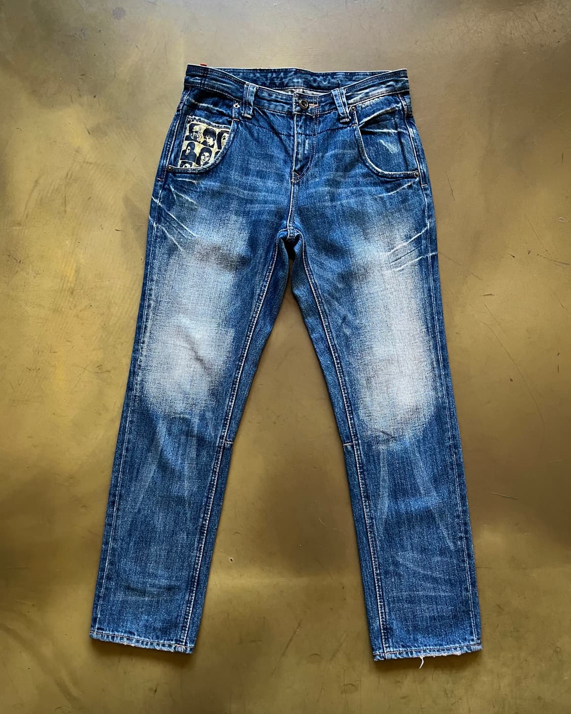 Japanese Vintage Pocket Printed Denim 상품이미지3