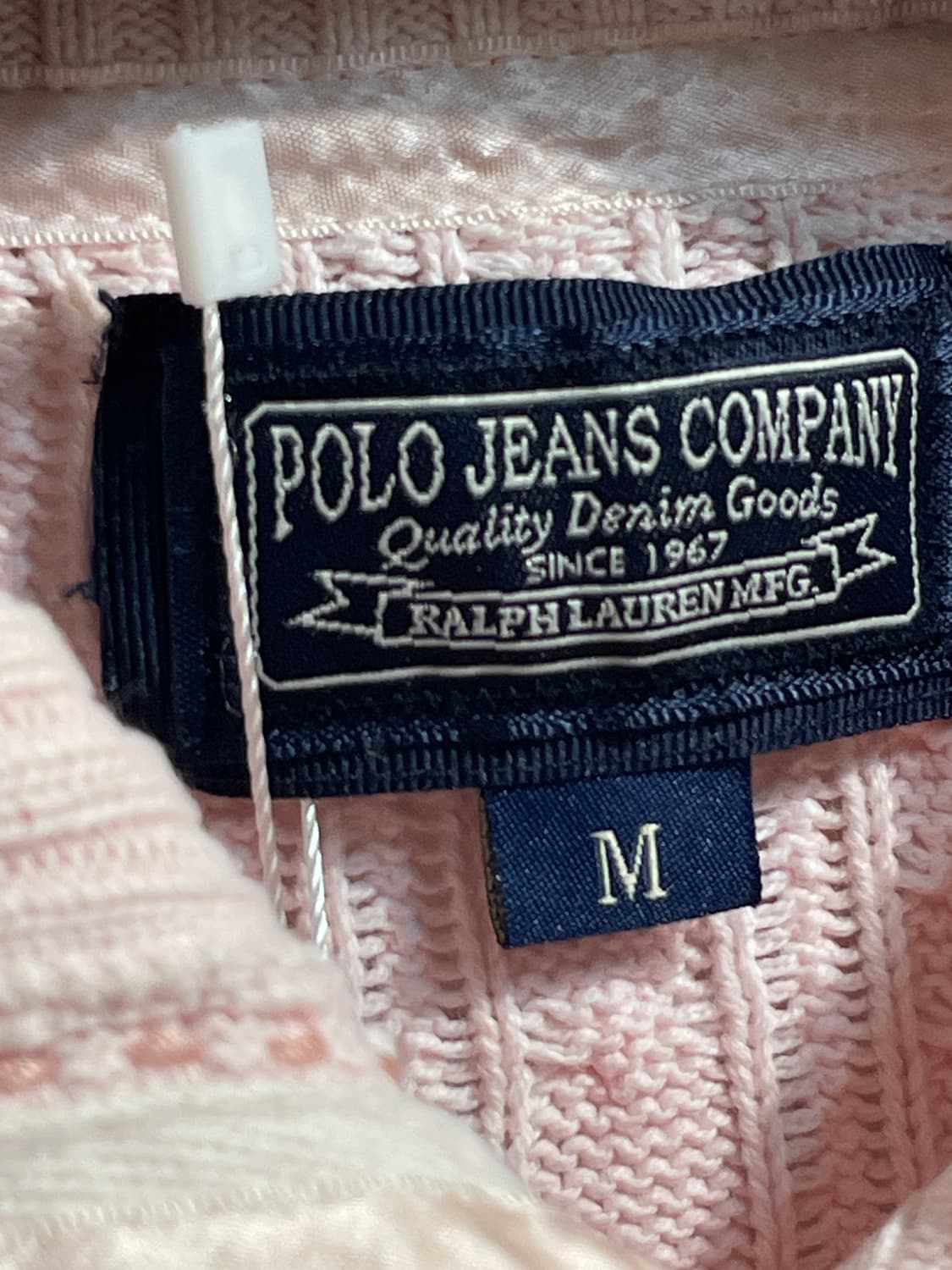 폴로 진스 케이블 니트 집업 가디건 상품이미지3