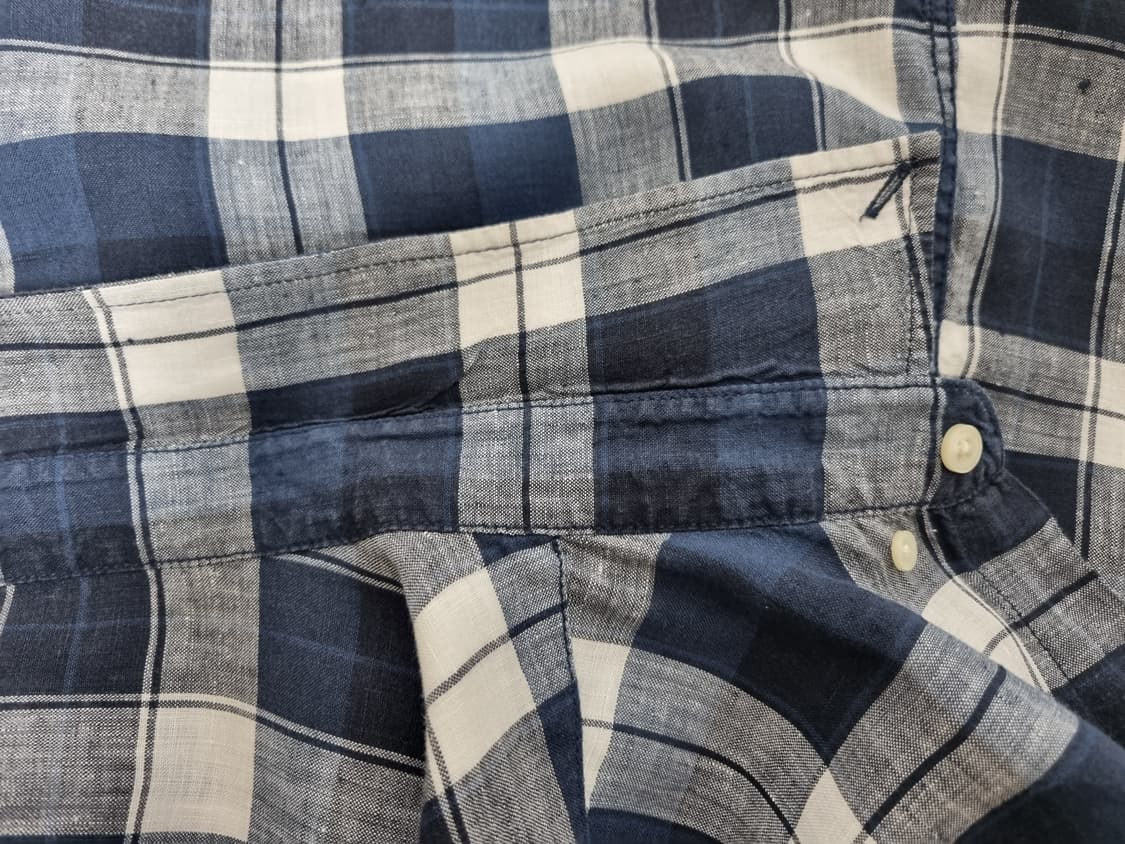 남성 라코스테 린넨 마 멀티 체크 긴팔 남방 셔츠 상품이미지8