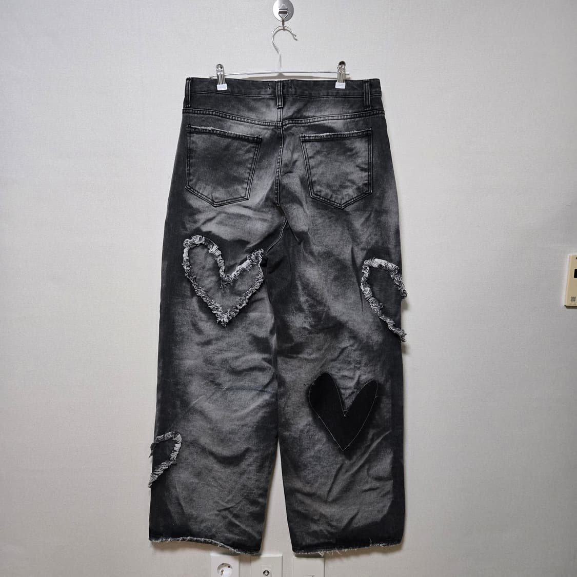 언유즈드 랩 하트로고 데님팬츠 / 남성 팬츠 상품이미지7
