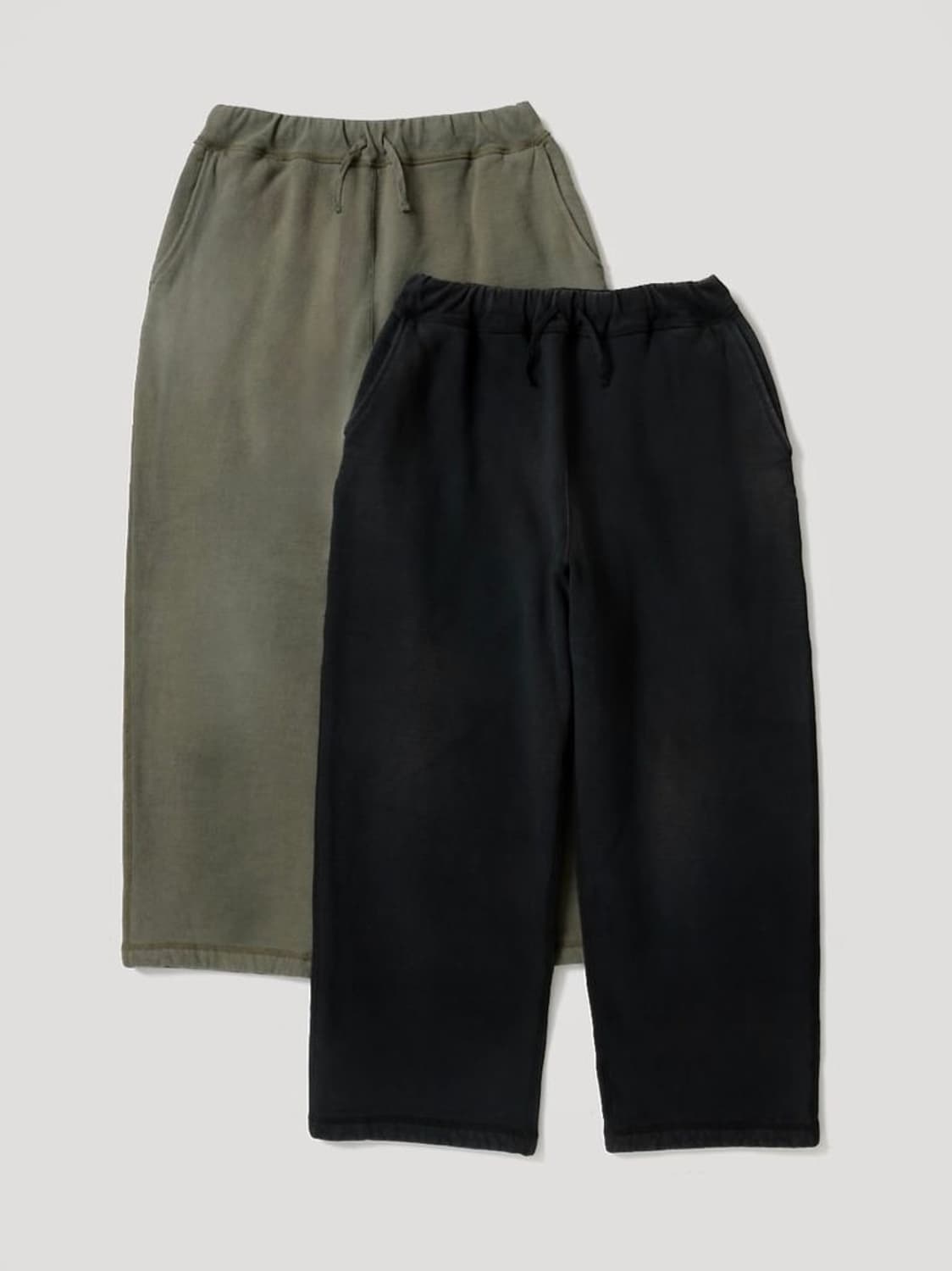 아프레쎄 빈티지 스웻 팬츠 블랙 5 상품이미지1