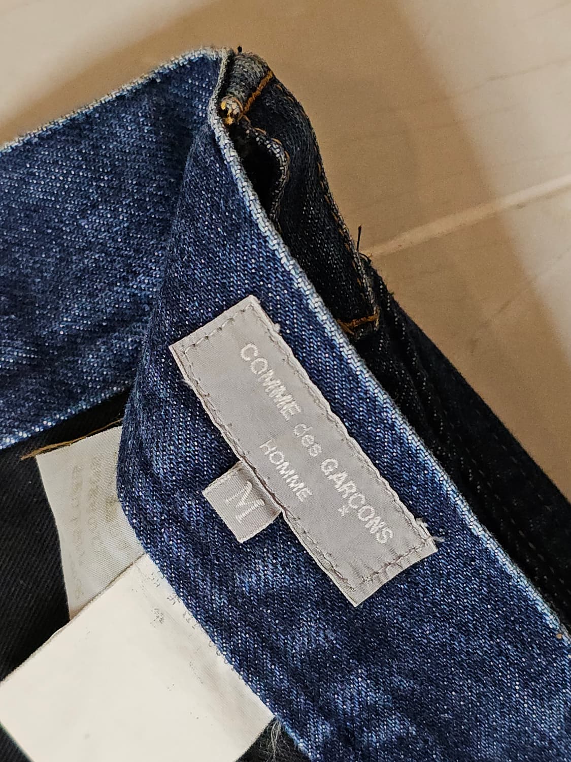 90's 꼼데가르송 다나카 옴므 데님 치노 상품이미지5