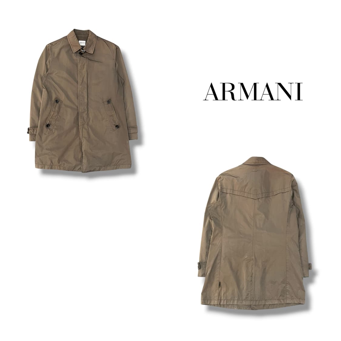  아르마니 꼴레지오니 트렌치 맥코트 y14107 상품이미지1