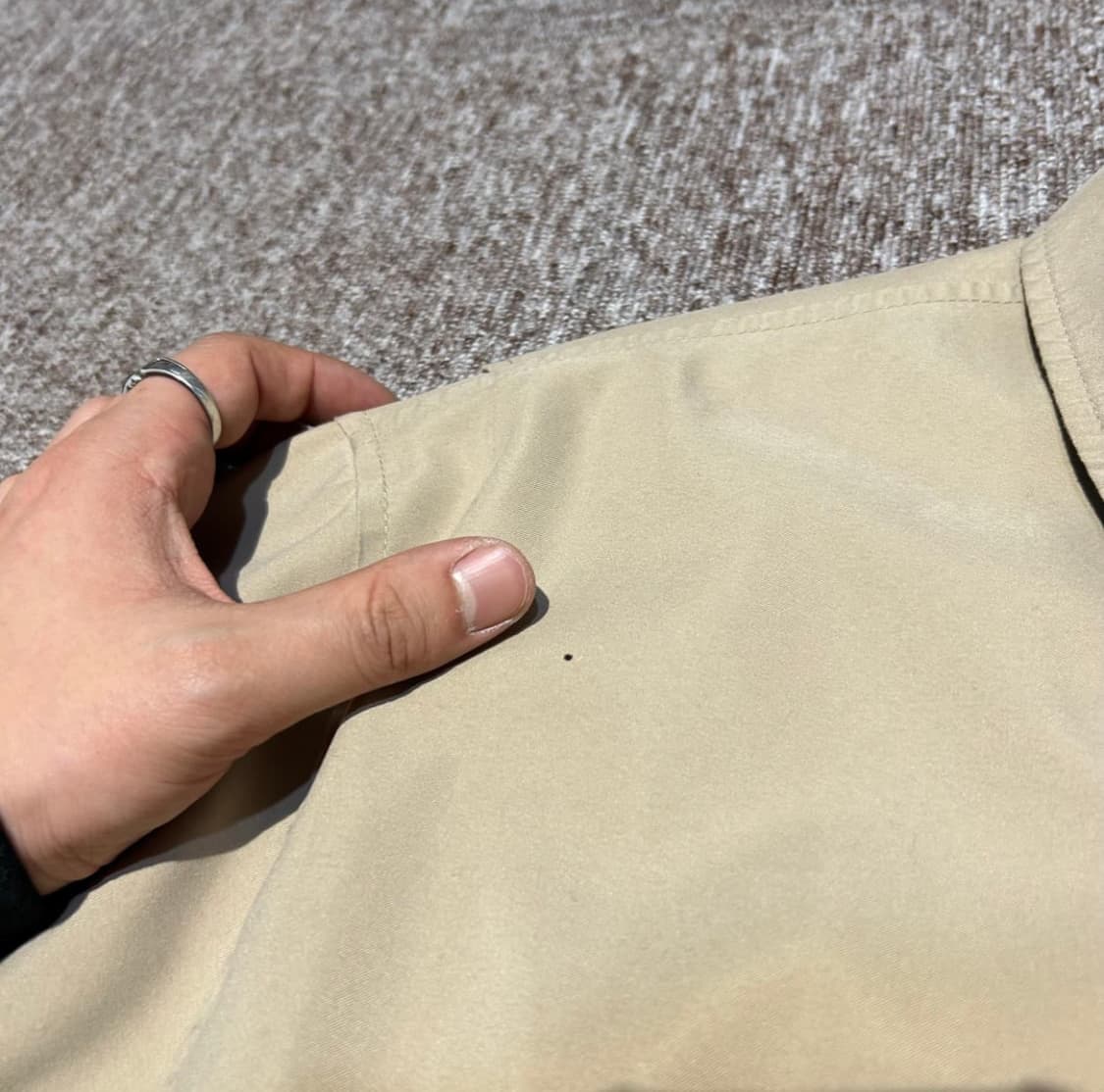 L)폴로 랄프로렌 브라운 베이지 블루종 스윙톱 자켓 상품이미지5