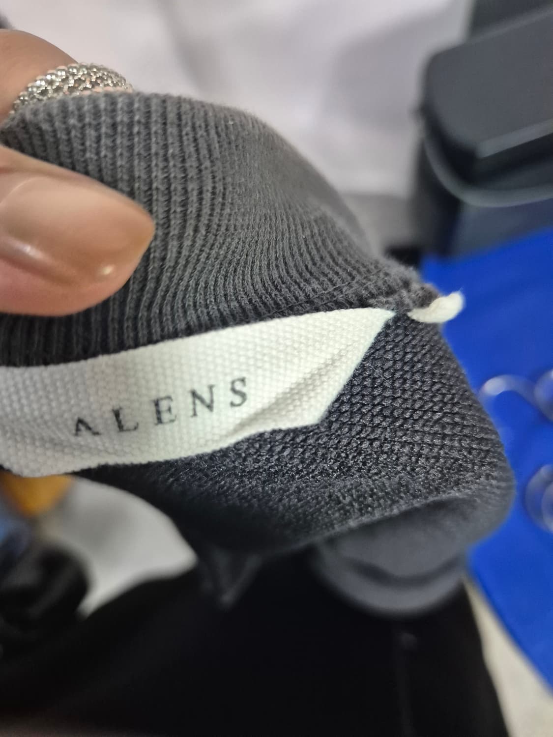 ALENS 회색 봄버 자켓 XL 상품이미지3