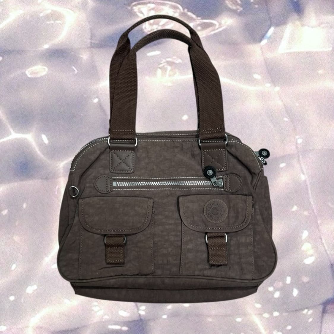키플링 투 포켓 토트백 숄더백 가방 브라운 y2k  상품이미지1