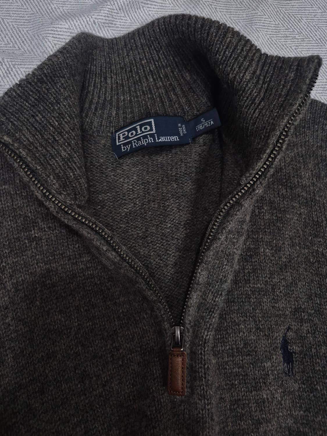 폴로랄프로렌 반집업 니트 남녀공용 90사이즈 상품이미지4