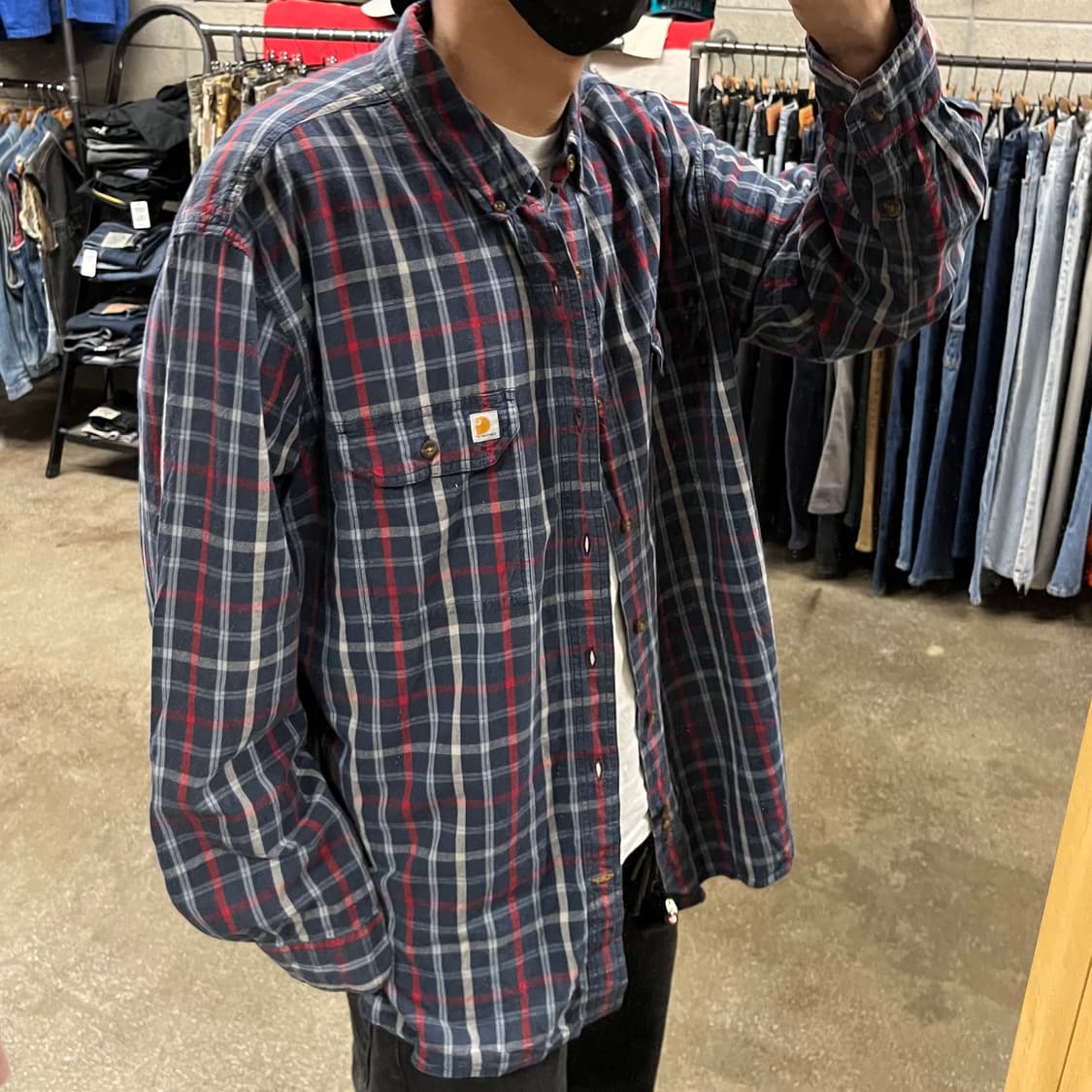 Carhartt 체크 셔츠 (110) 상품이미지2