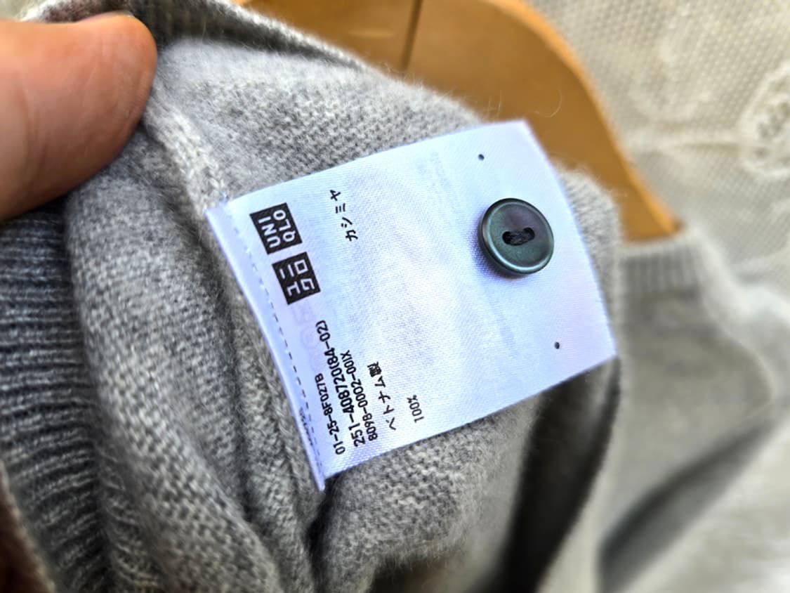 유니클로 캐시미어 100% 상품이미지6