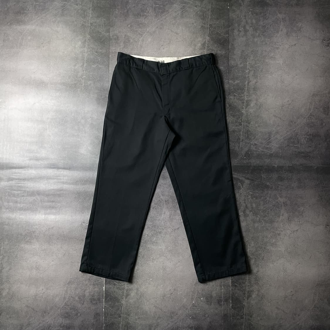 DICKIES 디키즈874 빈티지 블랙 코튼 워크 팬츠 A00802 상품이미지1