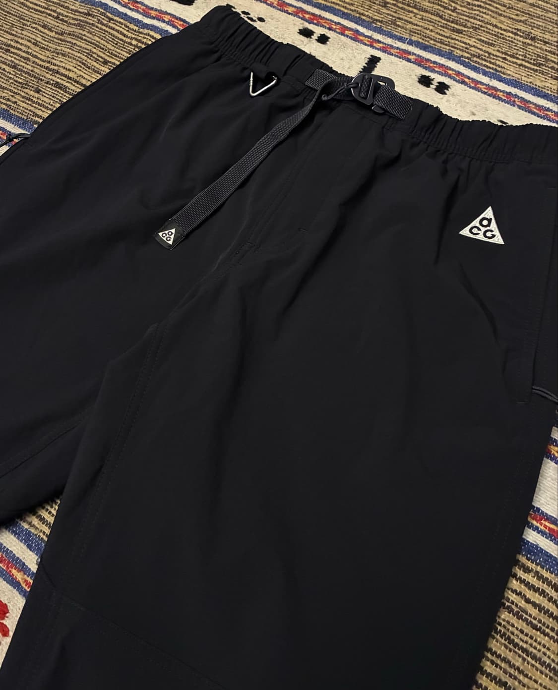 (L)나이키 ACG 썬페어러 트레일 나일론 밴딩팬츠 블랙 상품이미지3