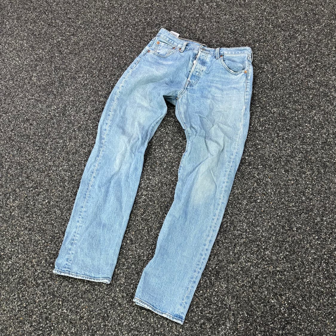 리바이스 501 연청 데님 팬츠 상품이미지3