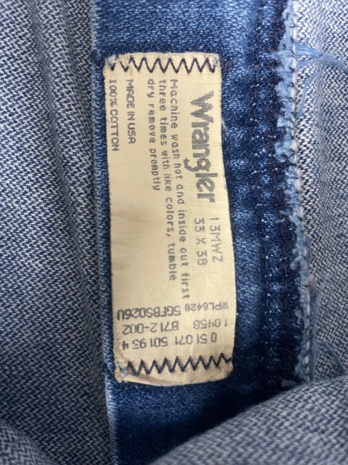 80-90s  USA Wrangler 데님팬츠 상품이미지8