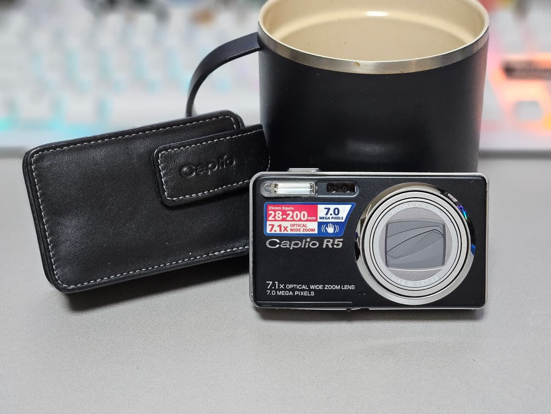 리코 카프리오 R5 빈티지 디카 정품 파우치 포함 상품이미지2