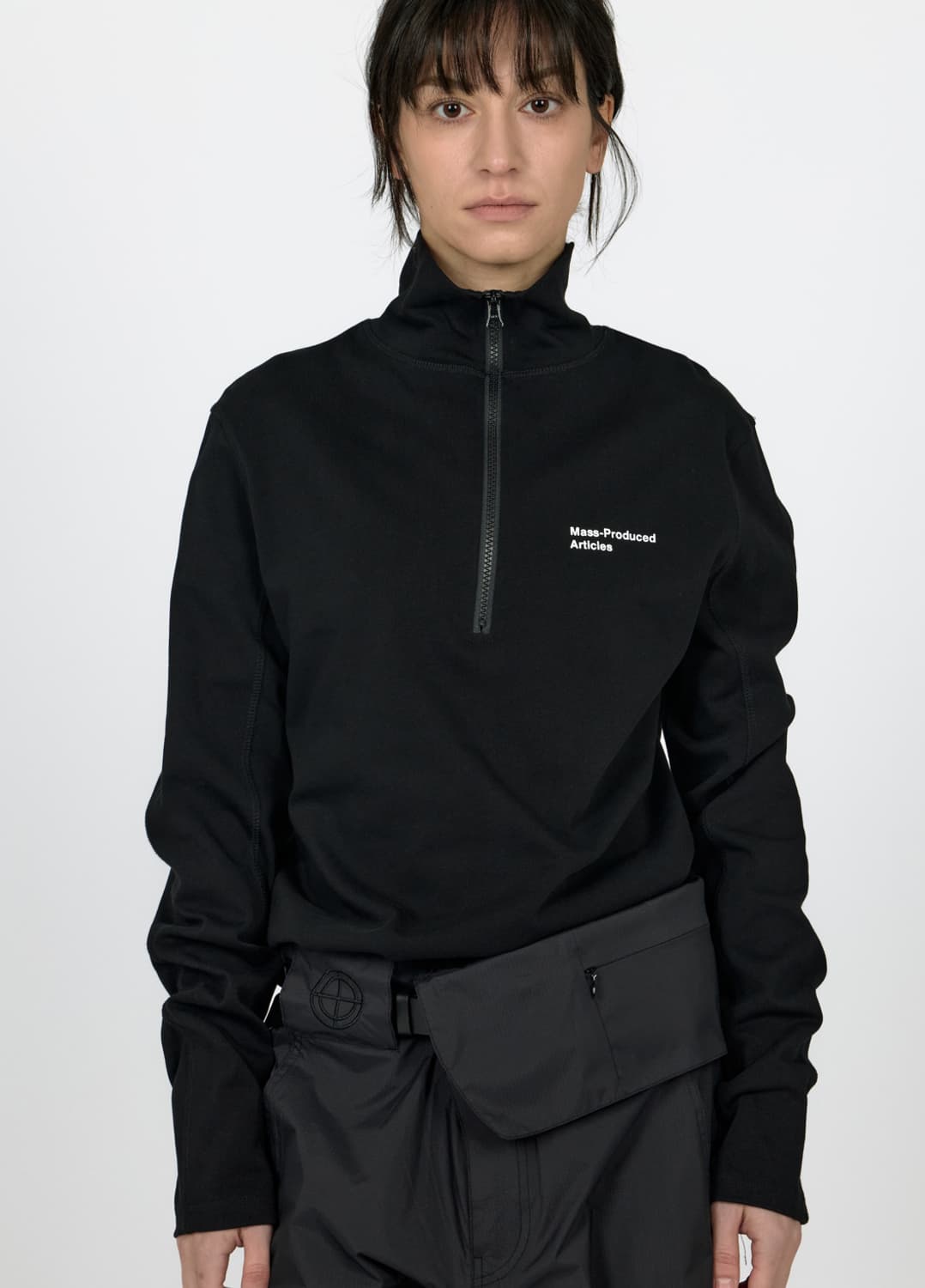 플라스틱프로덕트 HALP ZIP 블랙 긴팔슬리브 s 사이즈 상품이미지1