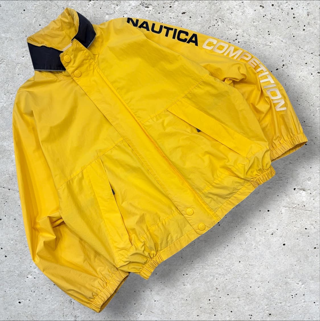 [XL] 노티카 올드스쿨 옐로우 컴피티션 바람막이 B295 상품이미지1