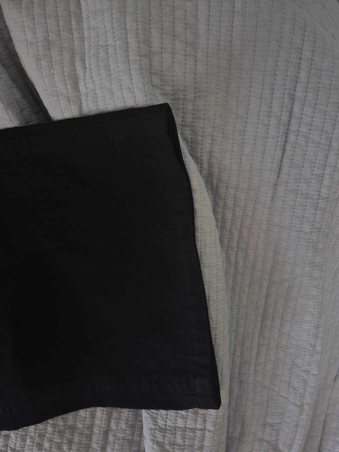 아오이로 페이크 스터드 커티드 더블니 팬츠 상품이미지7