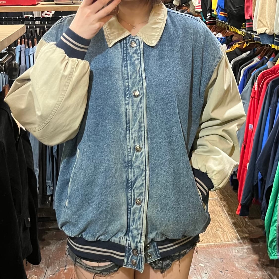 [HI] 빈티지 바시티 자켓 상품이미지2