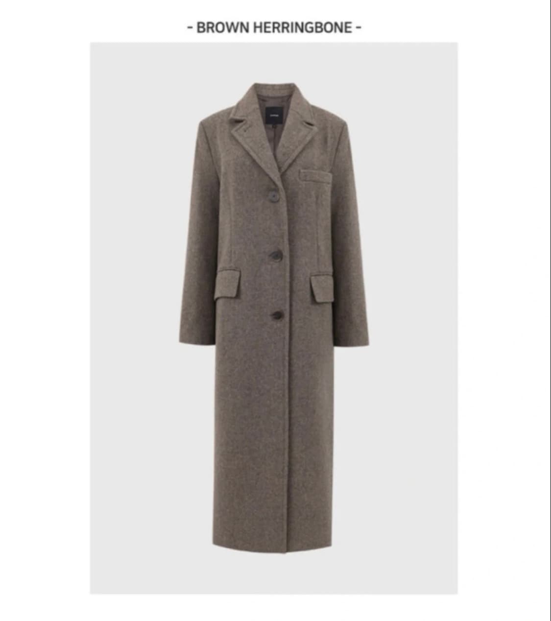 [룩캐스트] 소이 울 싱글코트 상품이미지1