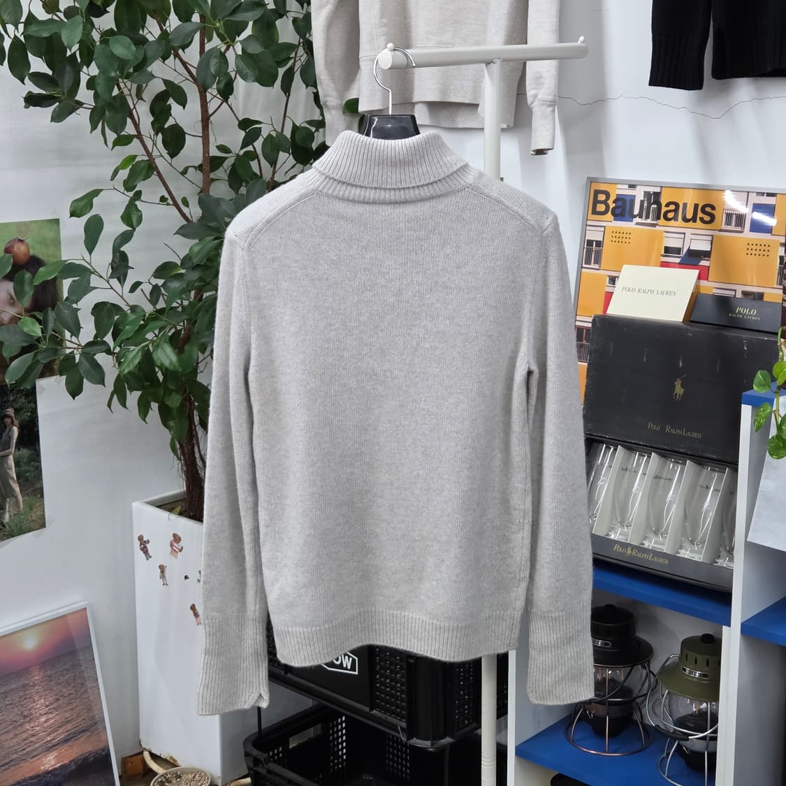 더캐시미어 캐시미어100% 터틀넥 니트 90 상품이미지3