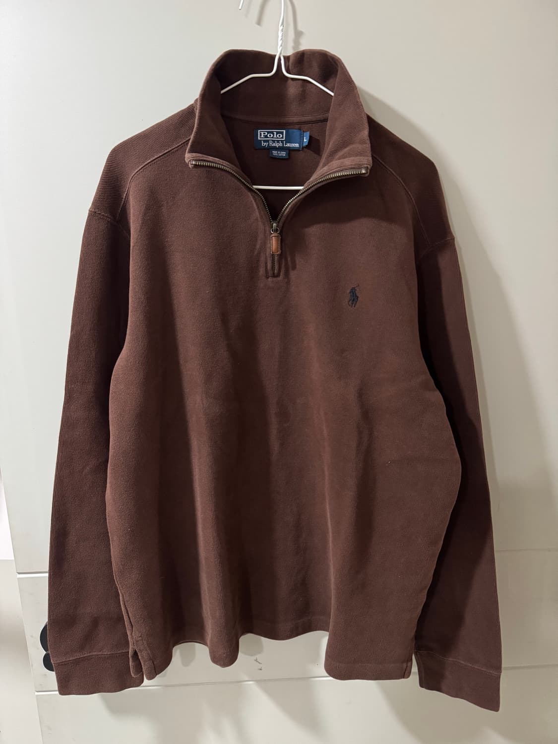 폴로 랄프로렌 하프집업 니트 초코브라운 L 상품이미지1