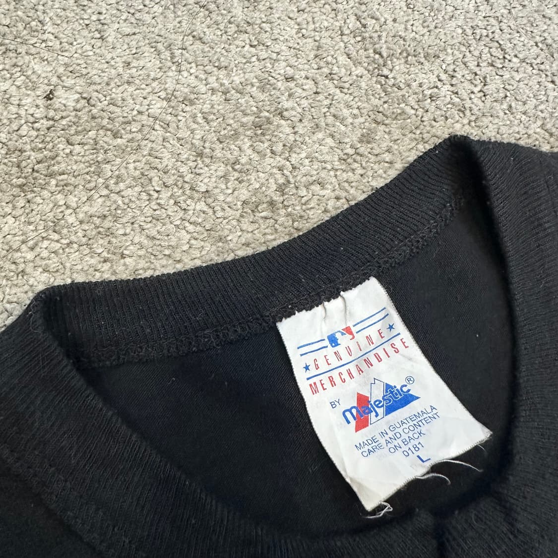 마제스틱 뉴욕 메츠 핸리넥 베이스볼 티셔츠M 상품이미지4